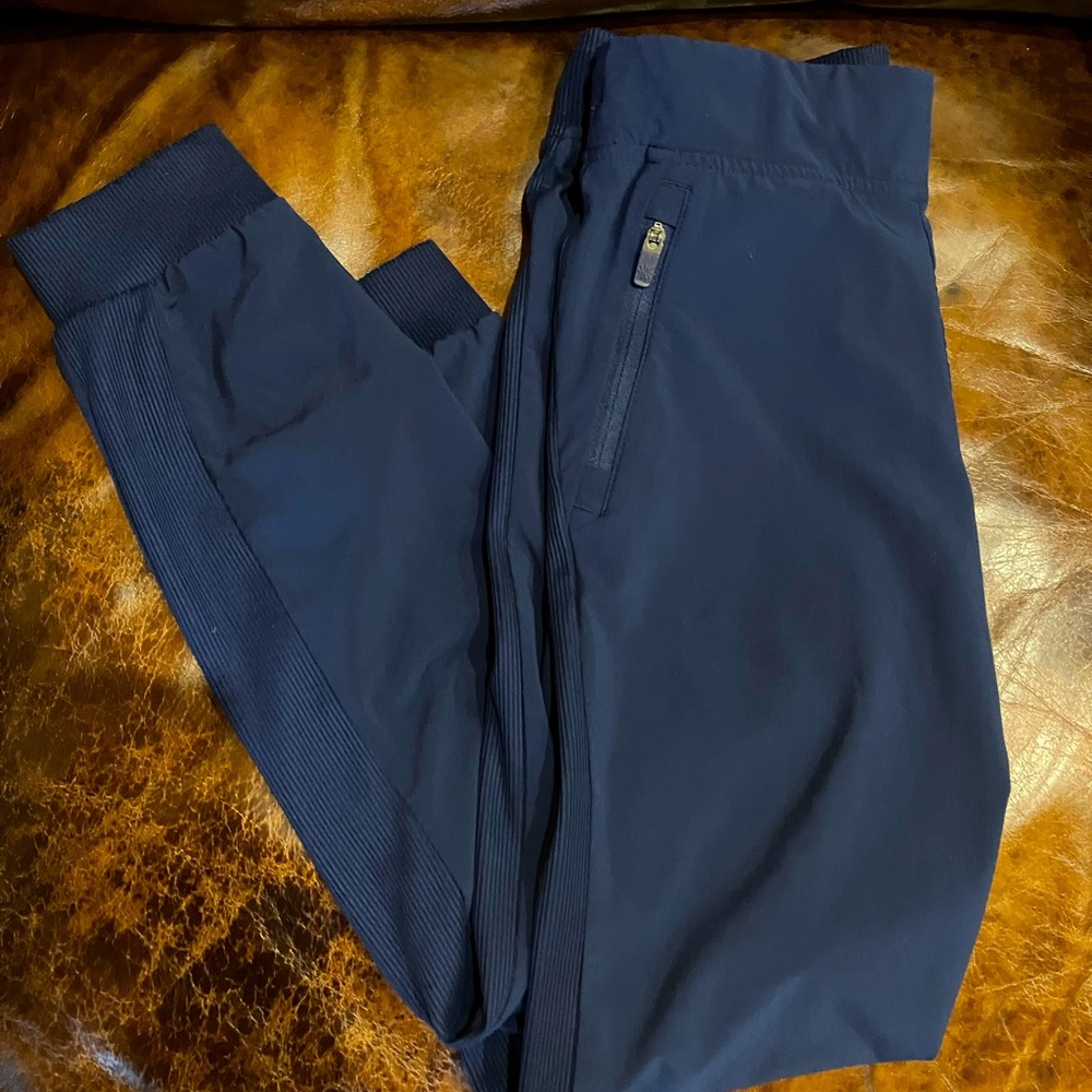 Athleta Girl navy blue joggers, size girls M 8-10